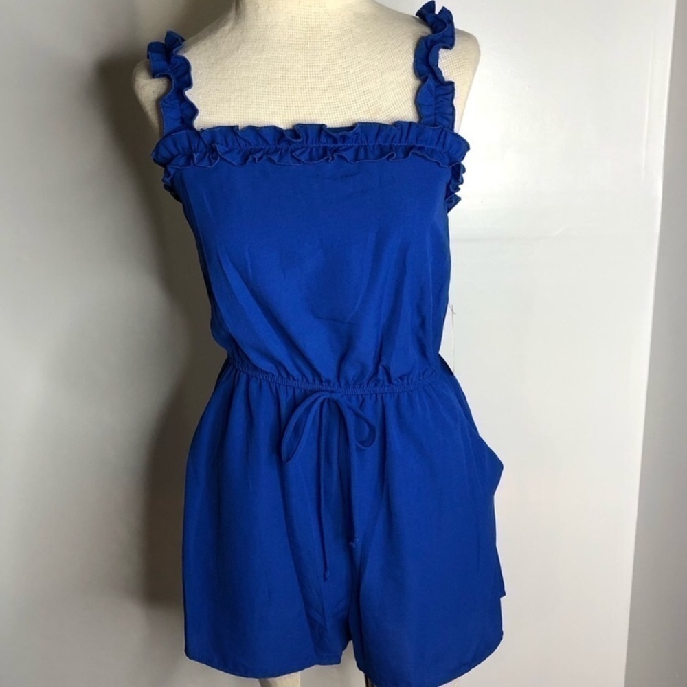Bebop “Be you be free” romper in colbolt